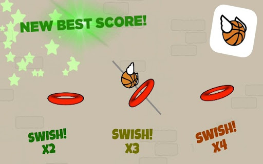 Flappy Basketball Unblocked screenshot