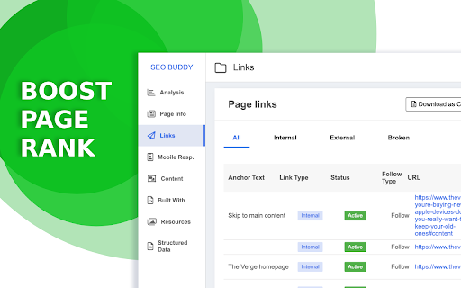 SEO Buddy - On-Page SEO Analyser screenshot