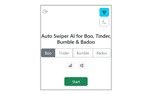 Auto Swiper AI for Boo, Tinder, Bumble & Badoo screenshot