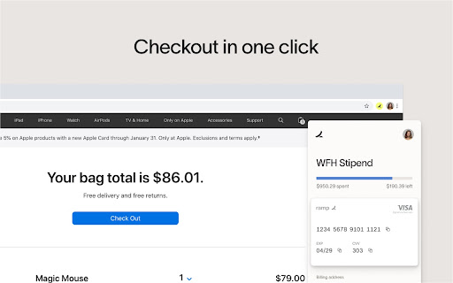Ramp for Chrome screenshot