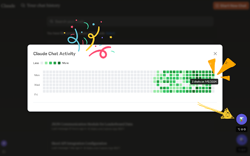 Claude Chat Search screenshot