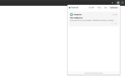 Push Go for Pushbullet screenshot
