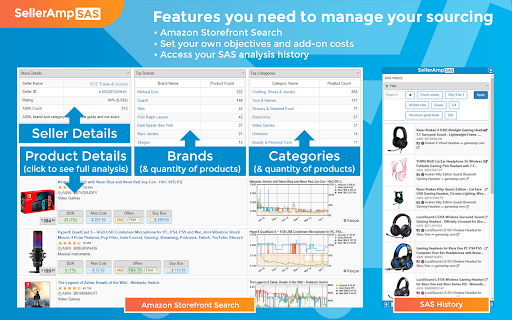 SellerAmp SAS - Amazon FBA Analysis Tool screenshot