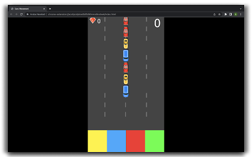 Cars Movement - HTML5 Game screenshot