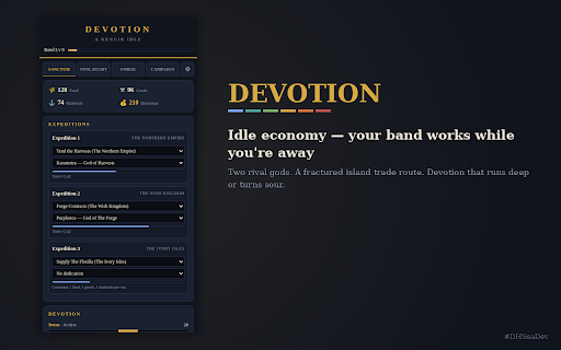 Devotion — A Kengir Idle screenshot