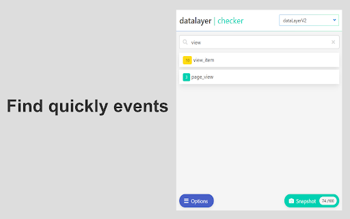 Datalayer Checker screenshot