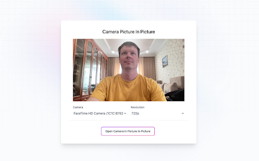 Camera Picture In Picture (PIP Overlay) screenshot