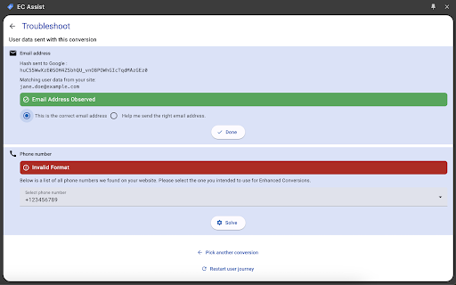 EC Assist screenshot