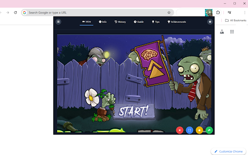Plant vs Zombies Unblocked Game screenshot