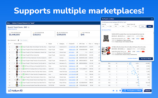 Helium 10 for Amazon Sellers, Influencers, and Walmart Sellers screenshot