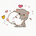 Kitty Kawaii Couple Live Wallpaper icon