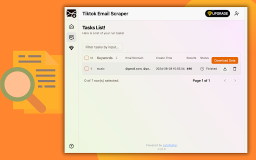Tiktok Email Scraper screenshot