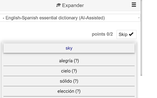 VocabEXP: Learn words across devices—Android, Windows, Chrome and Web screenshot