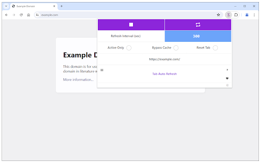 Tab Auto Refresh screenshot