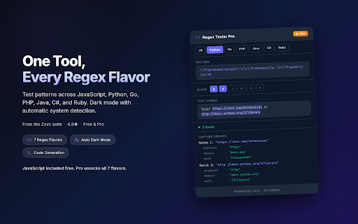 Regex Tester Pro - Test and Explain Regular Expressions screenshot