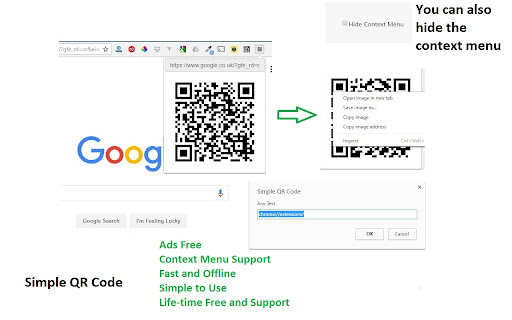 Offline QR Code Generator/Editor screenshot
