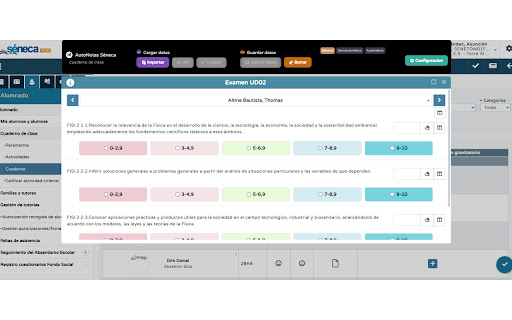 AutoNotas Séneca screenshot