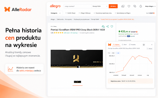 AlleRadar: Allegro Helper screenshot