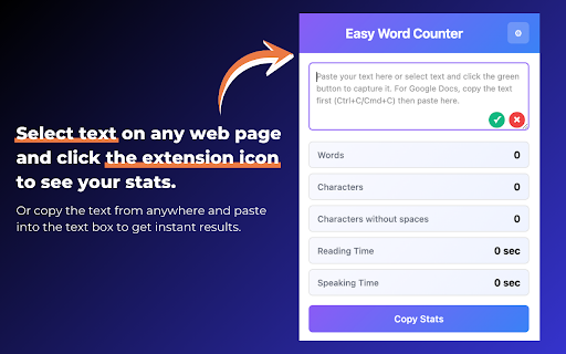 Easy Word Counter screenshot