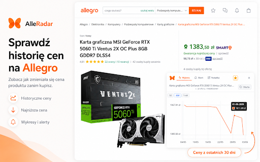 AlleRadar: Allegro Helper screenshot