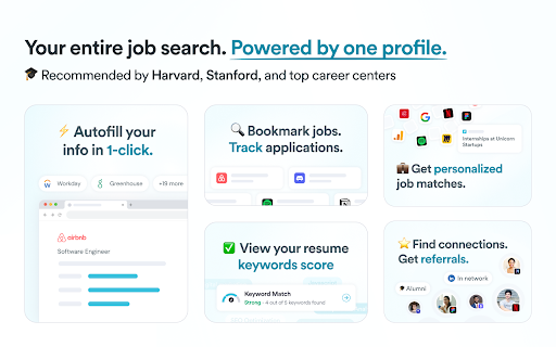 Simplify Copilot - Autofill job applications, job tracker & AI resumes screenshot