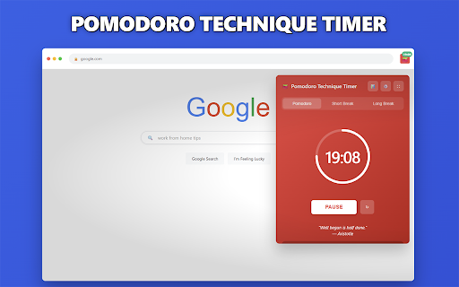 Pomodoro Technique Timer screenshot