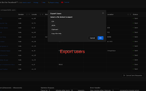 ESUIT | Friends Request Bot for Facebook™ screenshot