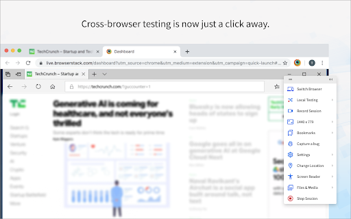BrowserStack screenshot