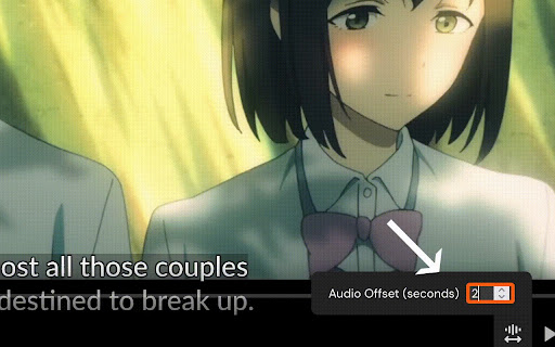 Crunchyroll Audio Extension screenshot