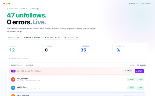Unfollow Pro – Unfollower Tracker screenshot