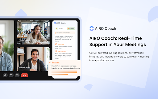 AIRO Coach screenshot