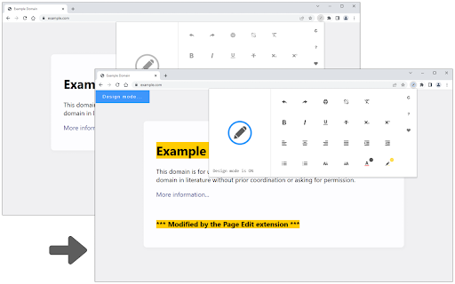 Page Edit screenshot