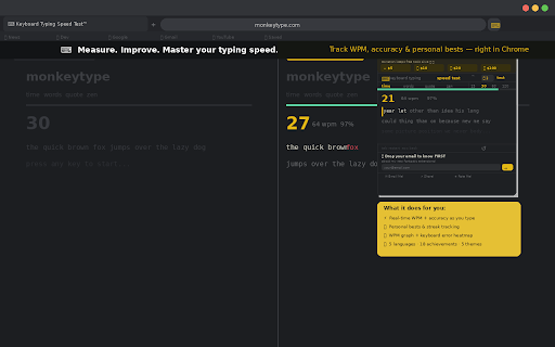 Keyboard Typing Speed Test™ screenshot