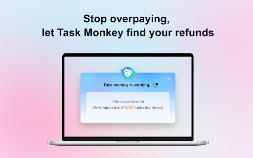 Task Monkey: Get Money Back on Price Drops (Amazon Price Adjustment) screenshot