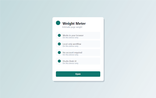 Weight Meter screenshot