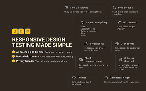 Pixefy - Responsive Design Checker screenshot