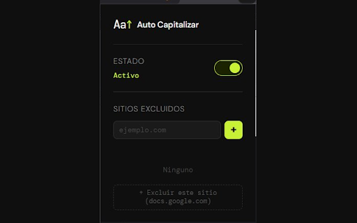 First Letter Uppercase/Auto Capitalize screenshot