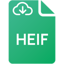 Save image as HEIF icon