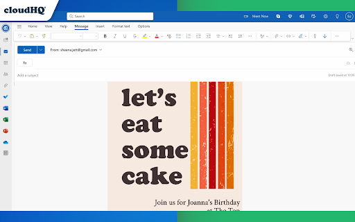Outlook Email Templates by cloudHQ screenshot