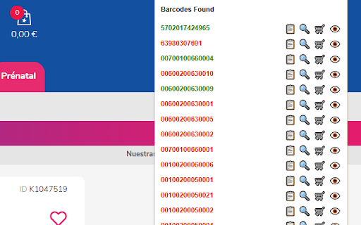 Barcode Finder screenshot