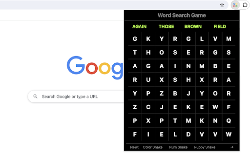 Word Search Game screenshot