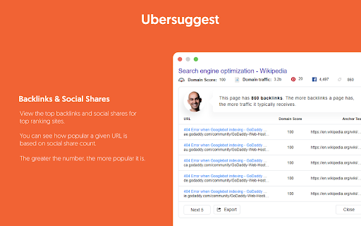 Ubersuggest - SEO and Keyword Discovery screenshot