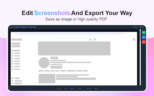 Screen Capture & Editor - Go Full Page screenshot