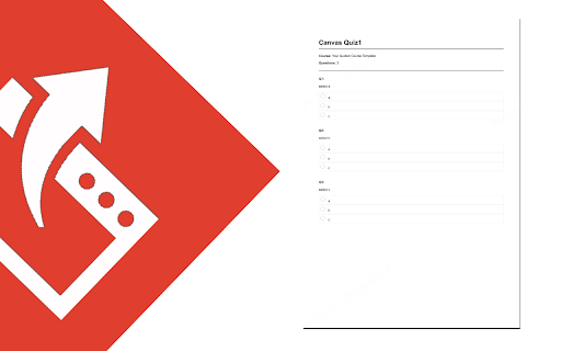 Canvas Quiz Exporter screenshot