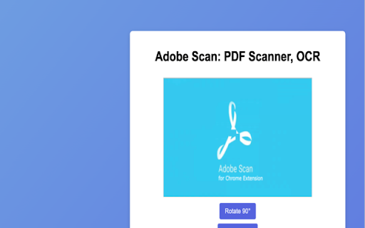 Adobe Scan: PDF Scanner, OCR screenshot