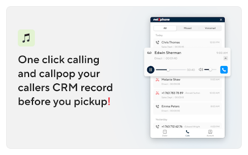 net2phone for HubSpot screenshot