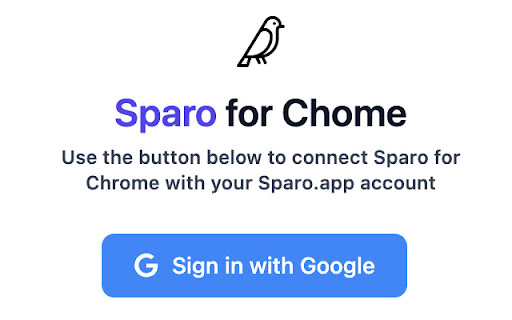 Sparo.app for Chrome screenshot