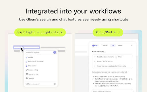 Glean screenshot