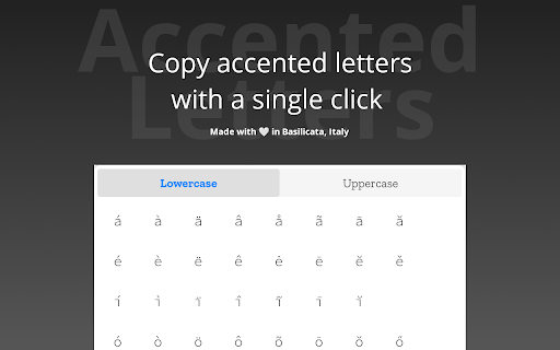 Accented Letters screenshot