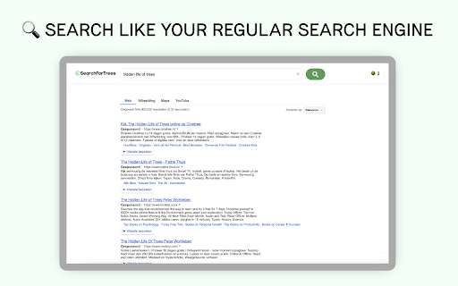 Search For Trees - Search Engine screenshot
